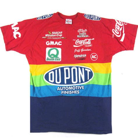 Vintage Jeff Gordon Nascar T-shirt 90s 1999 Dupont Racing – For All To Envy