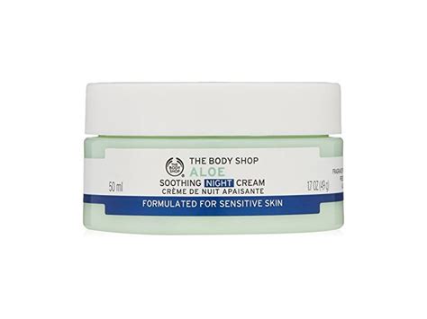 The Body Shop Aloe Soothing Night Cream, Sensitive Skin, 1.7 oz Ingredients and Reviews