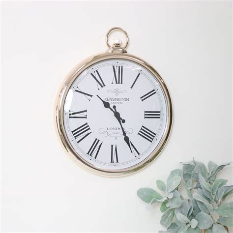 Large Round Copper Wall Clock - Melody Maison®