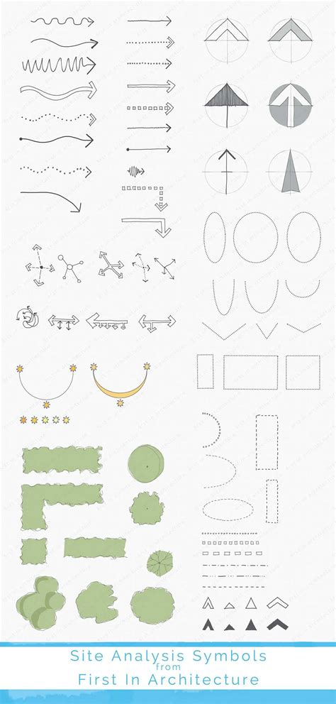 Site Analysis Symbols Trees