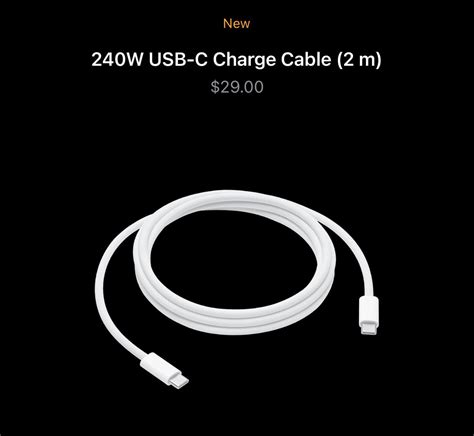 Apple launches two new woven USB-C charging cables in 1 and 2-meter ...