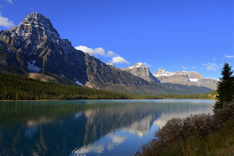 Wallpaper : autumn, lake, Canada, mountains, reflection, fall, water ...