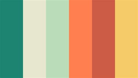 Retro Coral Color Palette | Coral color schemes, Retro color palette, Coral colour palette