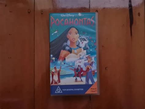 VHS DISNEY’S POCAHONTAS (1995) Children’s Animated Cartoon Vintage ...