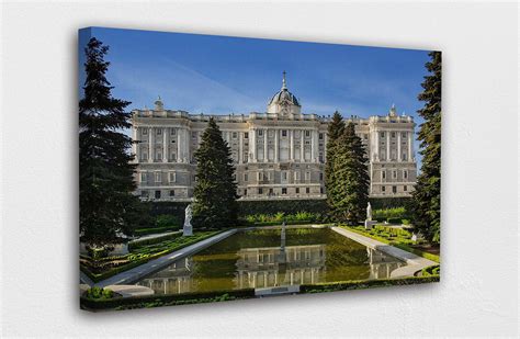 Royal Palace of Madrid a Famous City Canvas Wall Art - Etsy