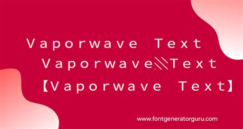 ᐈ Vaporwave Text (𝒞𝑜𝓅𝓎 𝒶𝓃𝒹 𝒫𝒶𝓈𝓉𝑒) Free Vaporwave Fonts