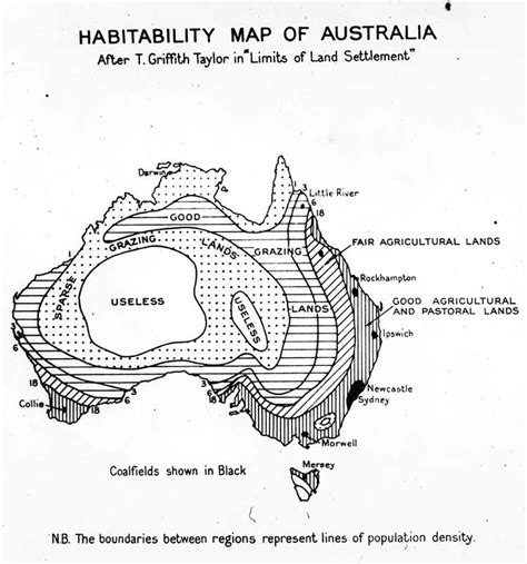 Habitability map of Australia | naa.gov.au