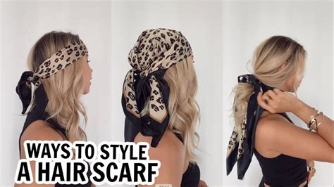 3 WAYS TO WEAR A SILK HAIR SCARF | STYLING HAIR SCARVES | Copper Garden - YouTube