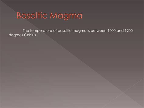 PPT - Types of Magma and Magma Formation PowerPoint Presentation, free ...