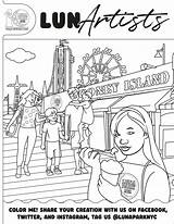 Amusement Park Coloring Pages To Print sketch template