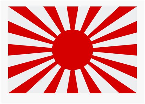 Clip Art Japan Rising Sun Flag - Imperial Japan Flag Black And White , Free Transparent Clipart ...