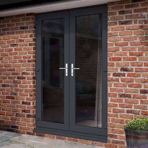 Anthracite Grey uPVC French Doors | Standard & Custom Sizes