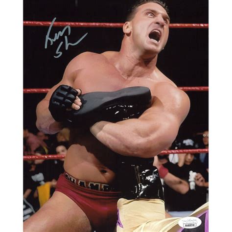 Ken Shamrock Ankle Lock 8 x 10 Promo - JSA AUTOGRAPHED — Highspots.com