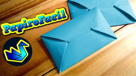 Origami facil || Como hacer un sobre para cartas - YouTube