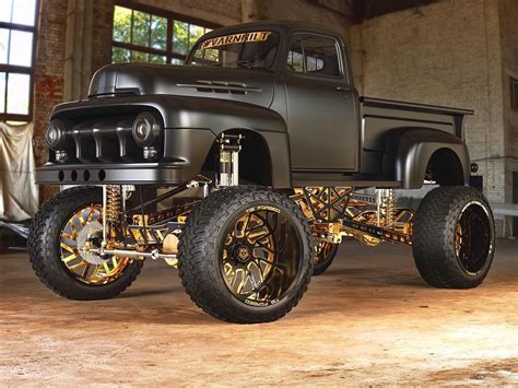 No photo description available. | Lifted cars, Classic cars trucks, Ford pickup trucks