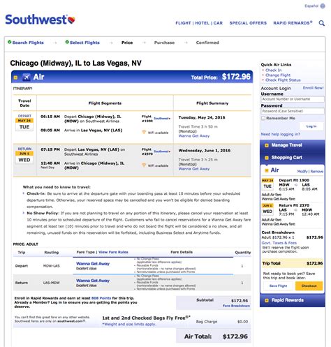 Chicago to Las Vegas $173 Round-Trip, Nonstop, on Southwest