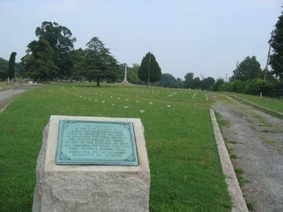 Oakwood Cemetery Confederate Section Historical Marker