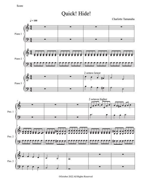 Piano Trio Sheet Music