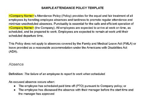 What Is an Employee Attendance Policy? (+ Free Template) (2023)