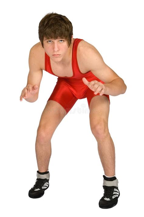 True Isolated High School Wrestler. Stock Photo - Image: 1710870