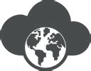 globe, global, communication, planet, earth, globe map, cloud icon | Cloud Computing icon sets ...