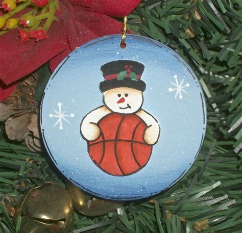 Snowman Basketball Ornament Personalized by TimelessTreasuresbyK, $5.95 | Christmas ornaments ...