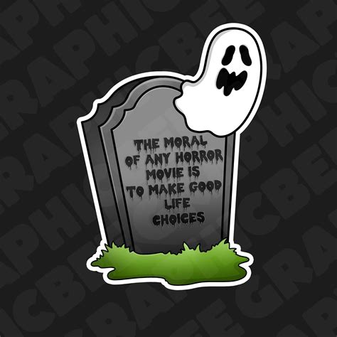 Ghost sticker! Can be found here: https://www.thedjhawkins.com/shop : r/stickerstore