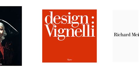 Books designed by Massimo Vignelli