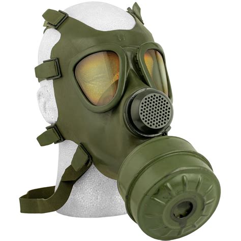 Romanian M74 Gas Mask with Filter and Bag, Romanian Military Surplus ...