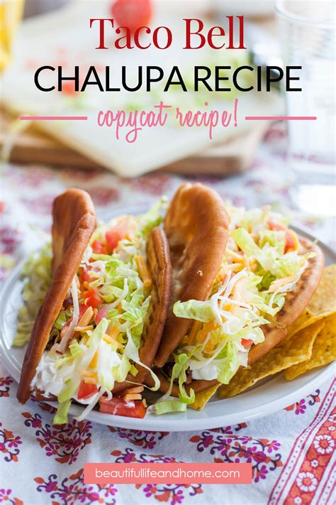 Copycat Taco Bell Chalupa Recipe - Beautiful Life and Home