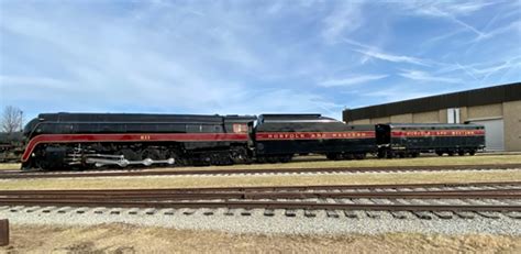 Historic N&W No. 611 Winters At The Railroad Museum of Pennsylvania ...