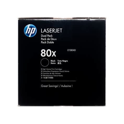 CF280XD | HP 80X 2-Pack | Original HP High-Yield Dual Pack Toner ...