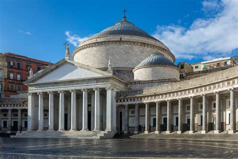 Church San Francesco Di Paola, Plebiscito Square Piazza Del Plebiscito ...