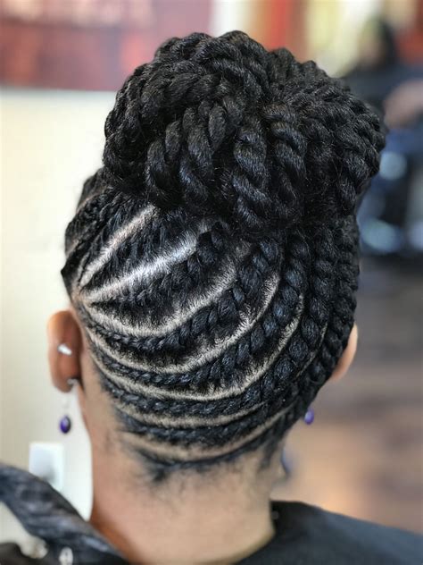 Simple Natural Hair Cornrow: Great Hairstyle For Short Hair Lovers