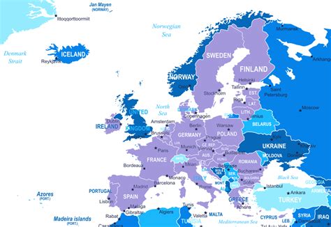 Category: European Maps | Map of Europe | Europe Map