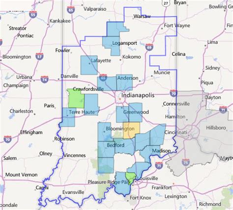 Indiana And Michigan Power Outage Map - Map