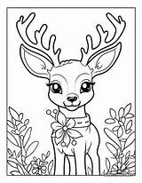 Reindeer Coloring Pages Printable sketch template