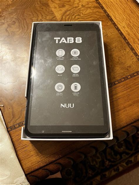 NUU Tablet 8 New Opened Box For Pictures | eBay