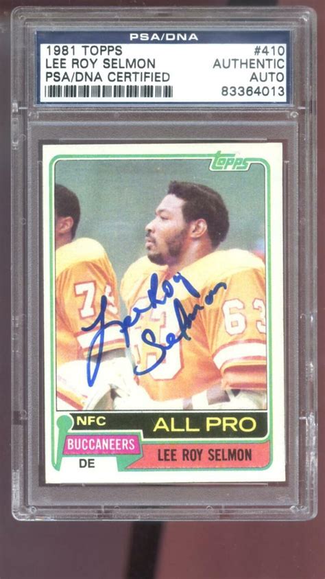 1981 Topps - #410 Lee Roy Selmon for sale online | eBay