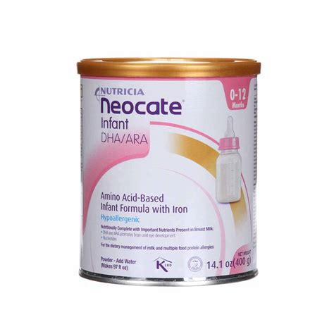 Neocate Infant Formula Nutrition Facts - Nutrition Ftempo