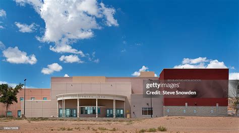 An exterior view of Rio Rancho High School on September 02, 2013 in... News Photo - Getty Images