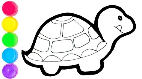 Draw tortoise easy steps. Draw easy tortoise step by step. How to draw a tortoise for kids.Easy ...