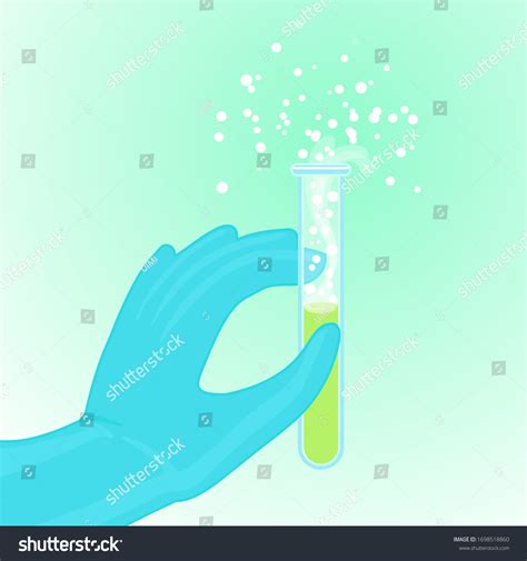 Gas Formation Chemical Reaction Experiment Laboratory Stock Vector (Royalty Free) 1698518860 ...