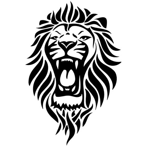 Lion Roaring Sticker