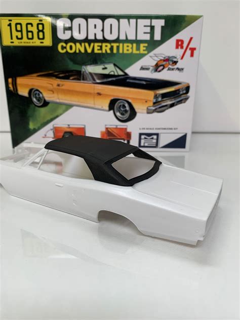 1:25 68’ Dodge Coronet Convertible Top only. Car not included ...