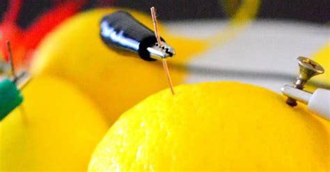 Lemon Light Bulb Experiment