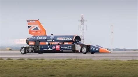 World's fastest rocket car completes its first trial | NewsBytes