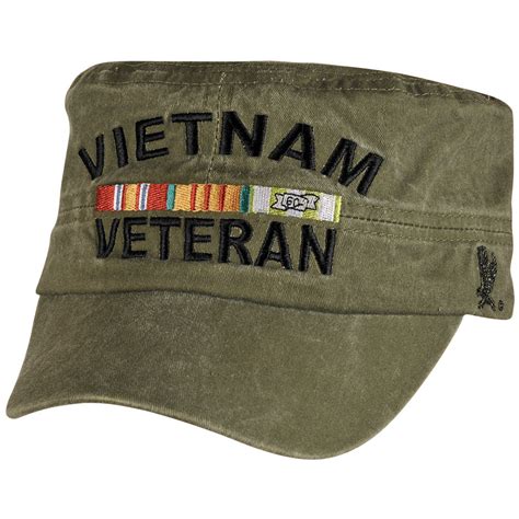 Vietnam Veteran Patrol Cap OD Green