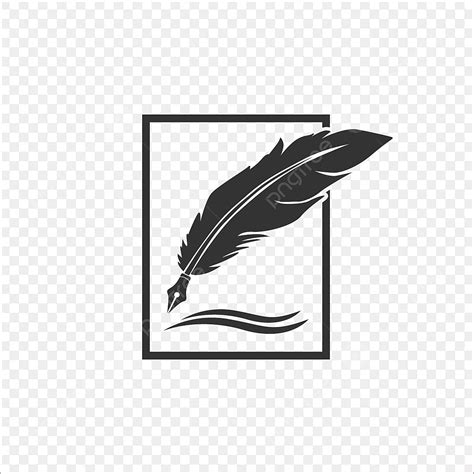 Feather Pen Logo Vector Hd PNG Images, Feather Pen Logo Designs ...