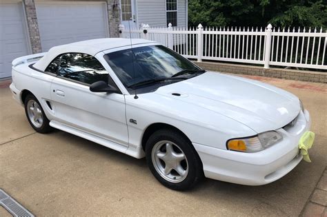 14k-Mile 1995 Ford Mustang GT Convertible for sale on BaT Auctions ...